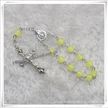 Yellow Glass Beads Decade Rosary (IO-CE078)